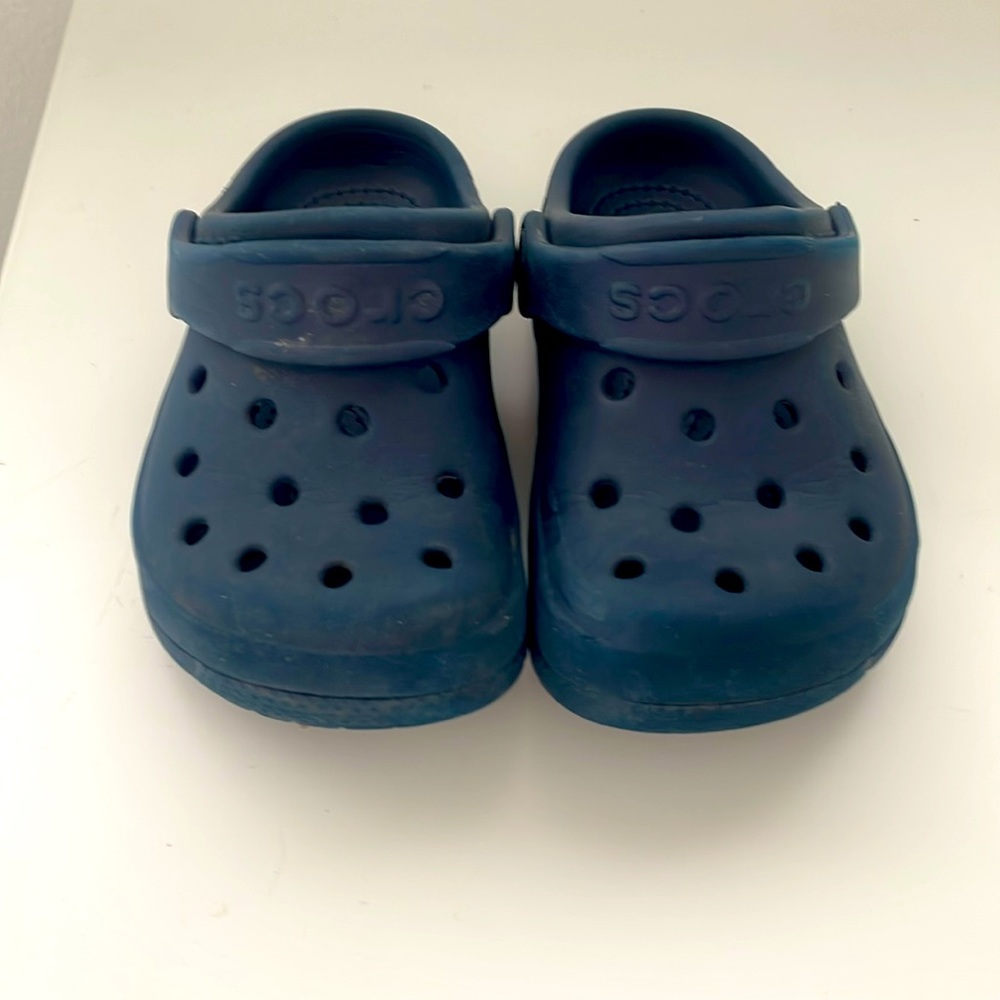 Crocs Crocband Clogs Sandals Blue Toddler Unisex Kids Size 7